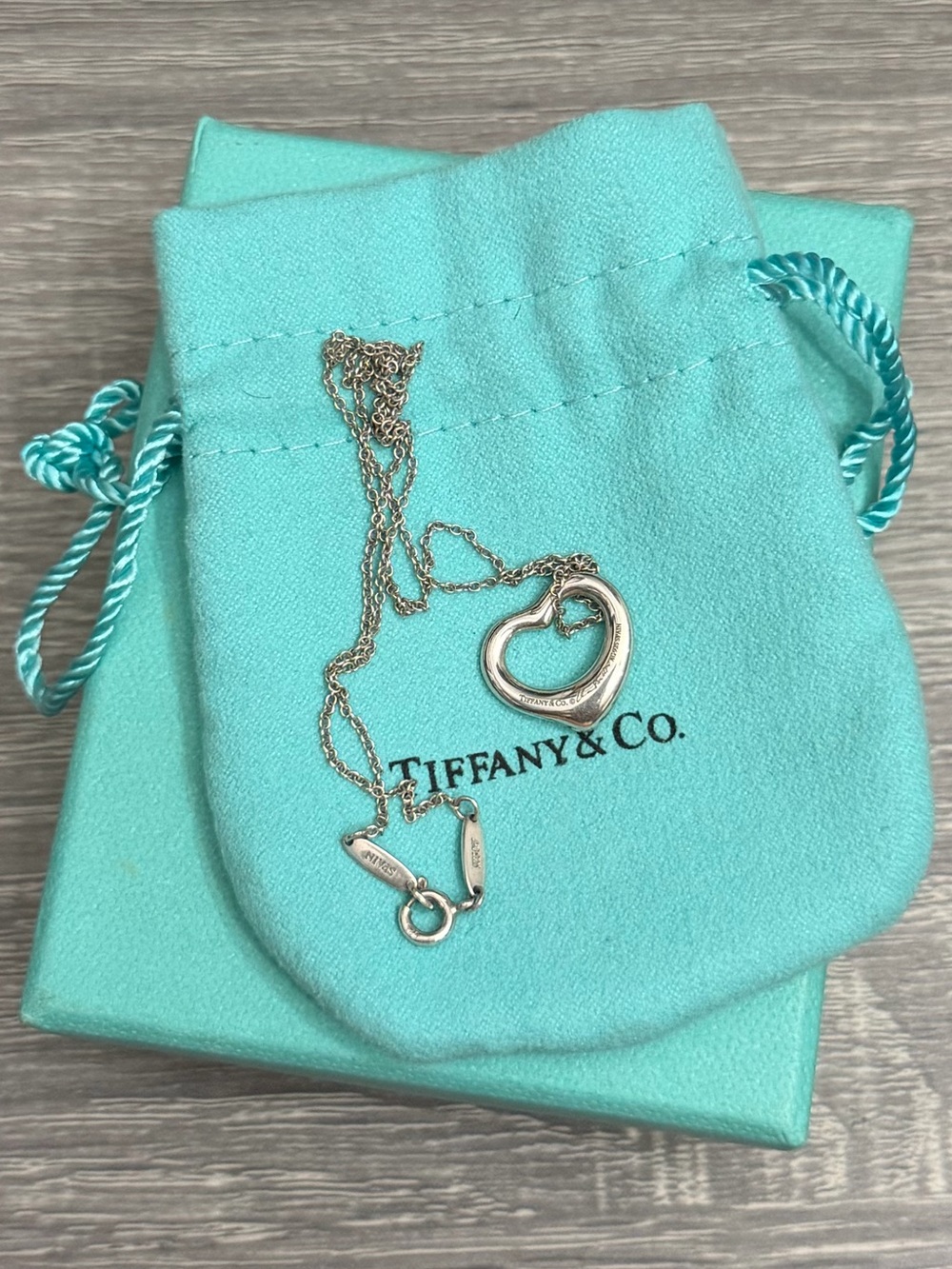 Tiffany | 925 Open Heart Necklace